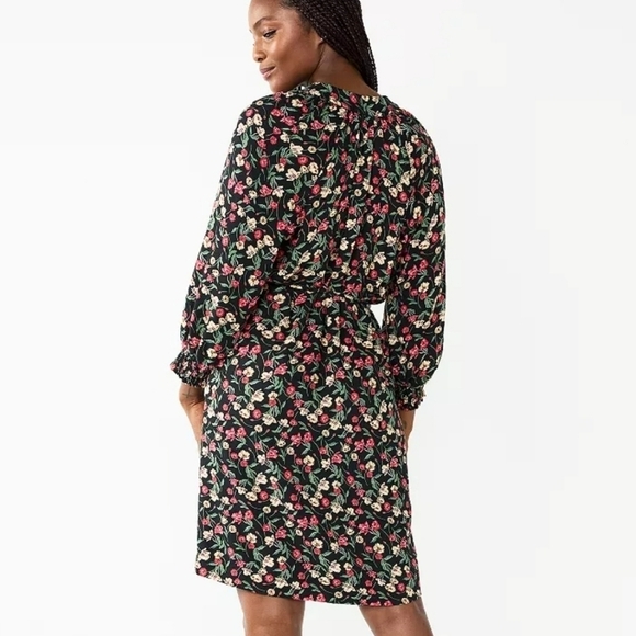 NEW DRAPER JAMES RSVP Elbow Sleeve Rayon Dress Medium - Picture 4 of 16